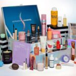 Sephora Beauty Advent Calendar 2026 opened, showing the box and a selection of the 40 products included