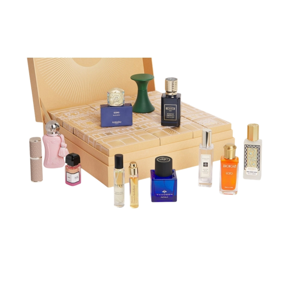 Harrods 12 Days of Fragrance Advent Calendar 2026 with its twelve fragrances