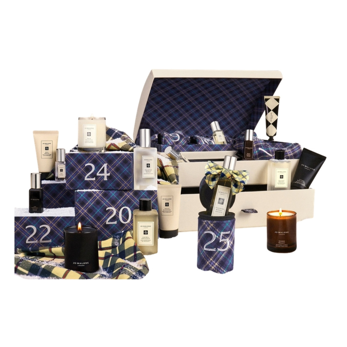 Jo Malone London Christmas Kist Advent Calendar 2026 trunk with colognes, candles and bath and body products