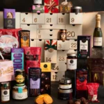 The M&S Foodhall Advent Calendar 2026 with its numbered drawers and all 27 products arranged in front