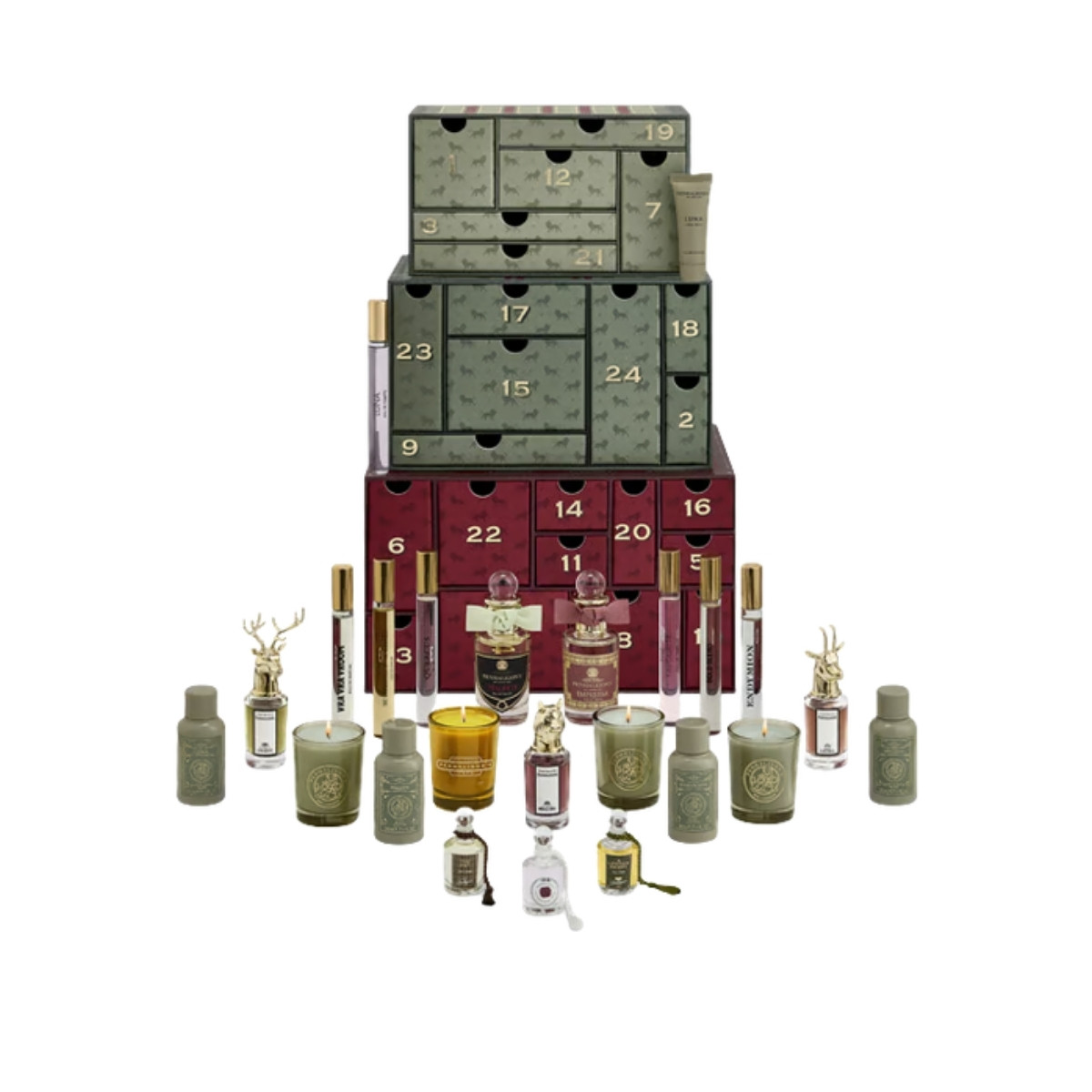 Penhaligon's Advent Calendar 2026 with its fragrances, candles and body products