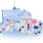 PURESEOUL K-Beauty Advent Calendar 2026: the Seoul-inspired box with its full product line-up laid out in front