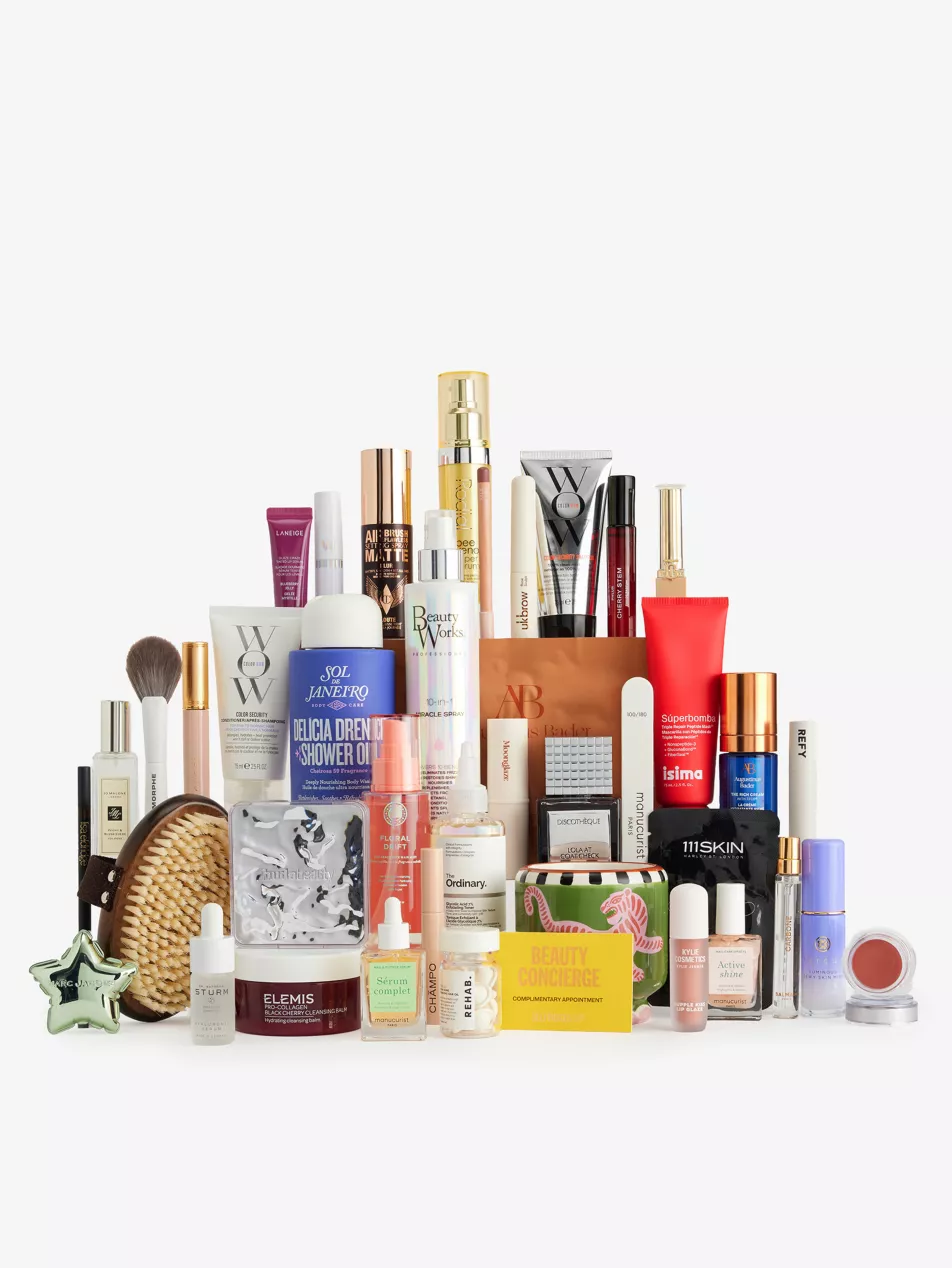 Selfridges Beauty Advent Calendar 2026 makeup and fragrance products