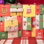 YesStyle Beauty Advent Calendar 2026 open to show all 25 numbered drawers